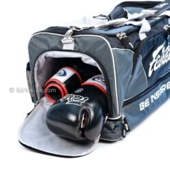 Fairtex BAG2 Grey Heavy Duty Gym Bag -Boxing Club Store fairtex bag2 grey heavy duty gym bag 162812
