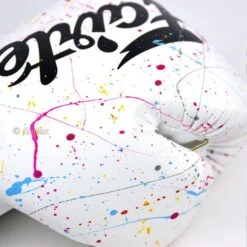 Fairtex BGV14PT The Painter Unique Boxing Gloves - White/Black -Boxing Club Store fairtex bgv14pt the painter unique boxing gloves whiteblack 567819
