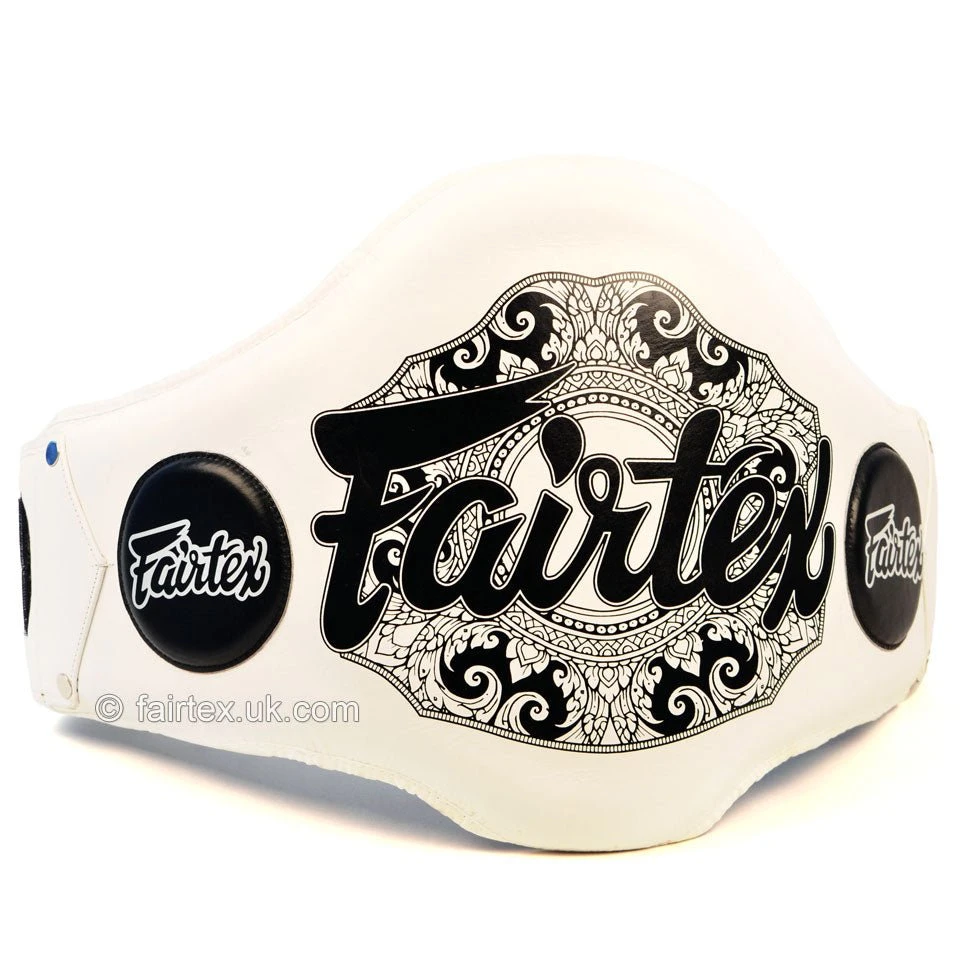 Fairtex BPV2 White Lightweight Belly Pad 1 Fairtex BPV2 White Lightweight Belly Pad