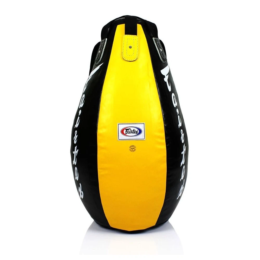 Fairtex HB15 Teardrop Bag (FILLED) Yellow 1 Fairtex HB15 Teardrop Bag (FILLED) Yellow