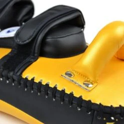 Fairtex Light Weight Thai Kick Pads - Gold -Boxing Club Store fairtex light weight thai kick pads gold 530721