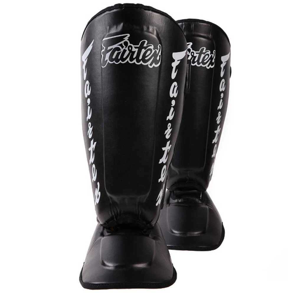 Fairtex Twister Detachable Shin Guards Black 1 Fairtex Twister Detachable Shin Guards Black