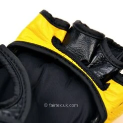 Fairtex Ultimate Mma Gloves FGV12 - Yellow -Boxing Club Store fairtex ultimate mma gloves fgv12 yellow 735339