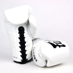 Fairtex X Glory Lace Boxing Gloves - White 7 Fairtex X Glory Lace Boxing Gloves - White -Boxing Club Store fairtex x glory lace boxing gloves white 157780
