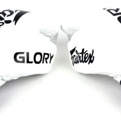 Fairtex X Glory Velcro Boxing Gloves - White -Boxing Club Store fairtex x glory velcro boxing gloves white 975272