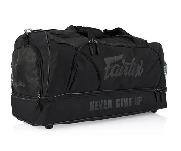 FAIRTEX GYM BAG HEAVY DUTY BAG 2 - BLACK 1 FAIRTEX GYM BAG HEAVY DUTY BAG 2 - BLACK