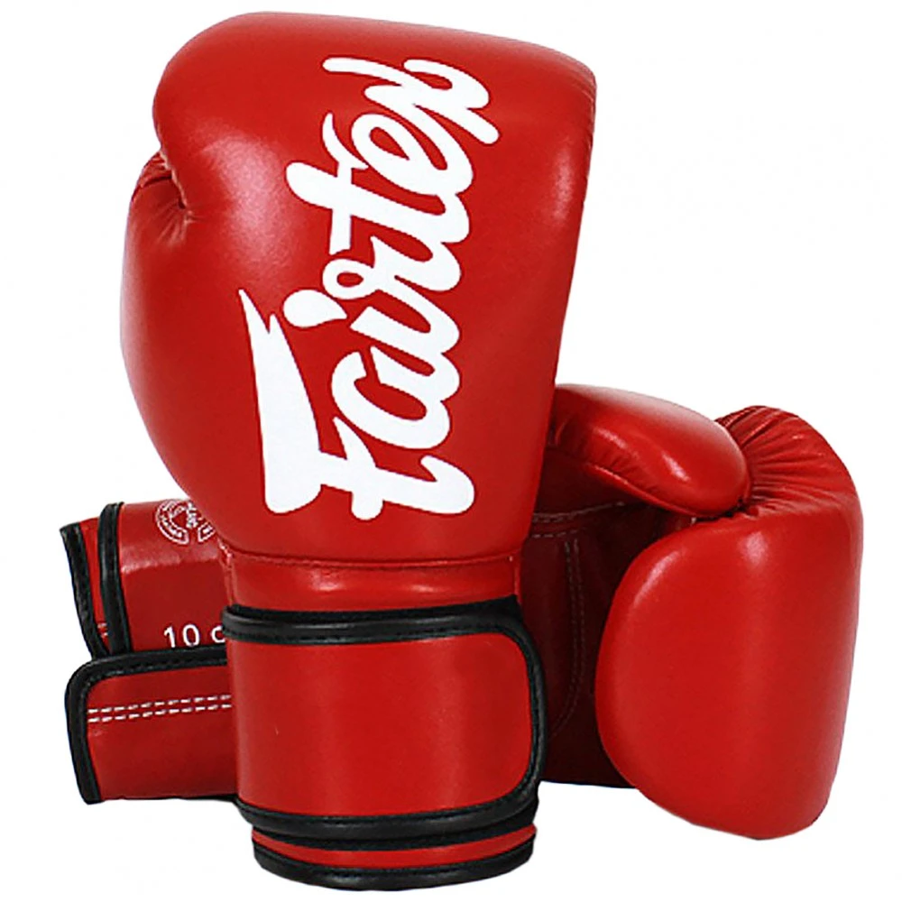 MUAY THAI MICROFIBER BOXING GLOVES FAIRTEX BGV14 - RED 1 MUAY THAI MICROFIBER BOXING GLOVES FAIRTEX BGV14 - RED