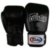 MUAY THAI BOXING GLOVES FAIRTEX BREATHABLE - BGV1 BR BLACK