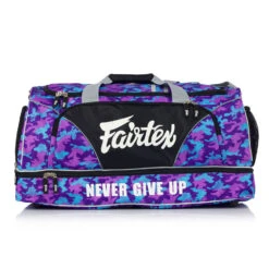 GYM BAG FAIRTEX HEAVY DUTY BAG 2 - CAMO PURPLE -Boxing Club Store fairtexbag2 purple camo 3 960x960 1