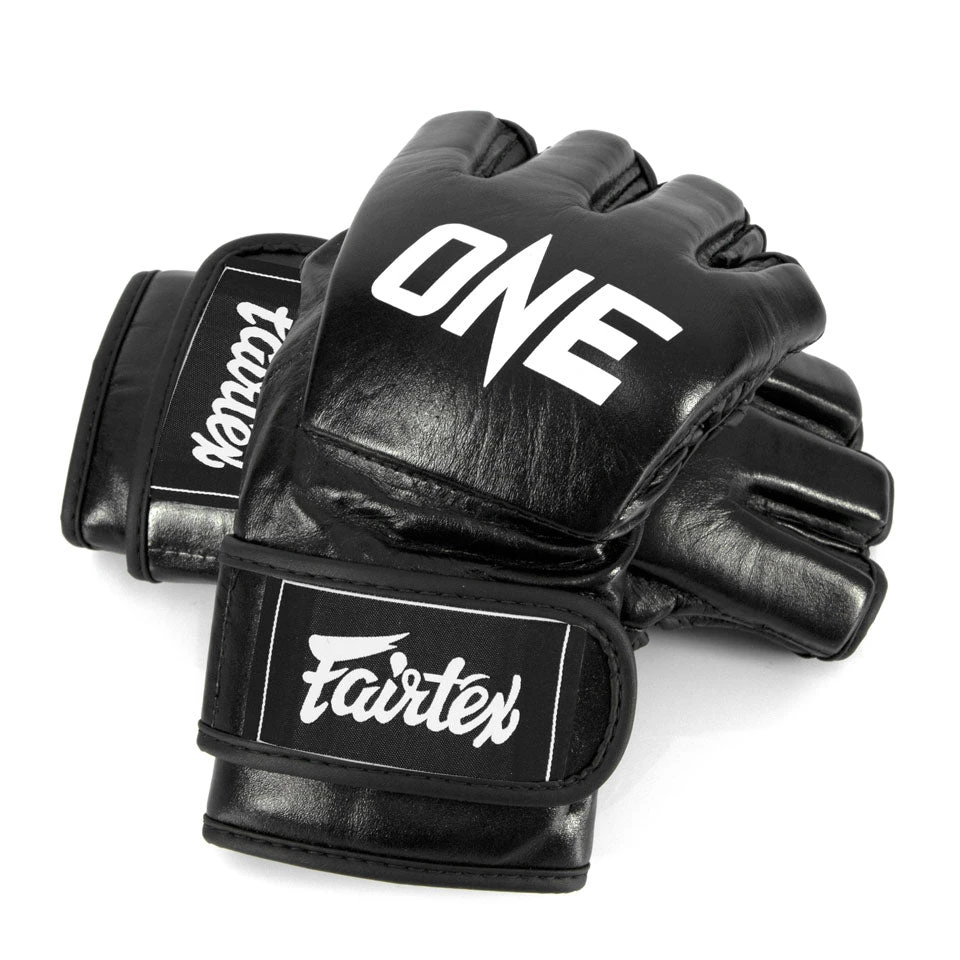 FGV12 Fairtex X ONE Championship Black MMA Gloves 2 FGV12 Fairtex X ONE Championship Black MMA Gloves - Image 2
