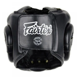 FAIRTEX HEADGEAR HEAD GUARD BY FULL FACE HG14 - BLACK -Boxing Club Store headgearheadguardfairtexhg14black4