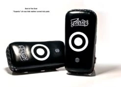 MUAY THAI PADS FAIRTEX SUPERIOR CURVED KICK PADS - KPLS2 -Boxing Club Store muaythaikickpadskpls2 2