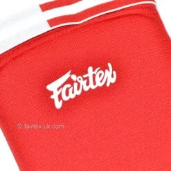 SPE1 Fairtex Red Elastic Competition Shin Pads -Boxing Club Store spe1 fairtex red elastic competition shin pads 698371